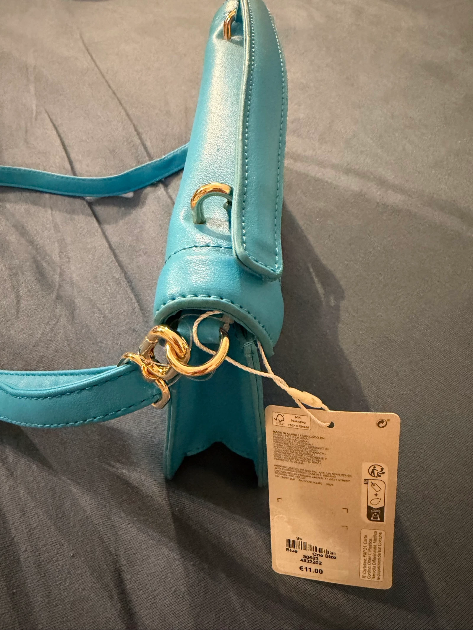 Schouder tas blauw – photo 3